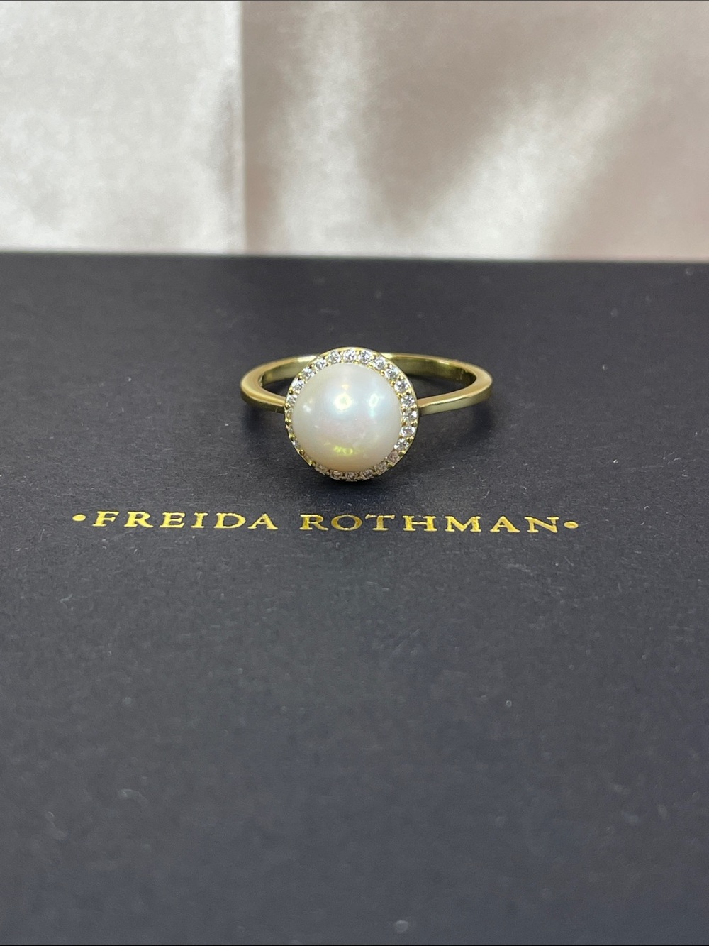 Freida Rothman VAULT Sterling Silver Stacker Ring Size 9 - NWT $99 MSRP